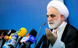 معاون اول قوه قضاییه : منافقین امروز نشست با ظالمین و سران ظلم و استکبار غرب را افتخار می‌دانند و قهرمانان و جان‌برکفان مردم خود را تحقیر می‌کنند، آنها را عقب مانده، کلاغ و بی‌سواد می‌دانند