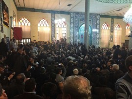 مراسم ترحیم والده دکتر احمدی نژاد تبریز-یکم اسفند