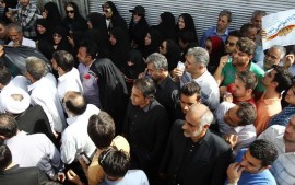 مهدوی کیا در مراسم تشییع پیکر مطهر شهدای غواص