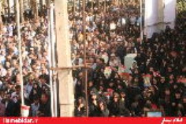 تشییع پیکر پاک شهیدان مرادحاصلی و زرگوشی در ایلام
